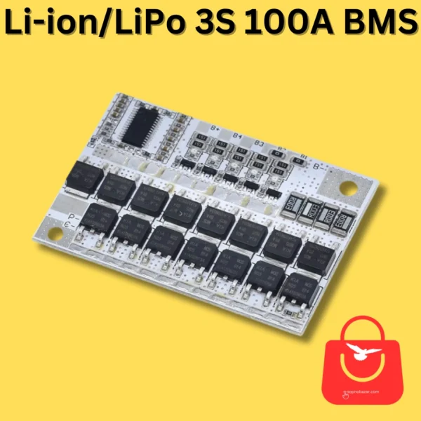 3S 100A BMS Balanced Li-ion and LiPo Battery Protection Board