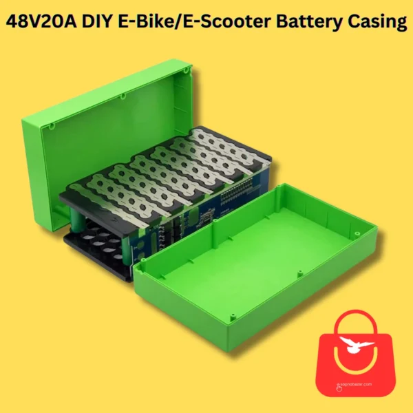 48V Electric Bike Lithium Battery Case with 20A Balance BMS for DIY E-Bike E-Scooter Battery - 13S 6P