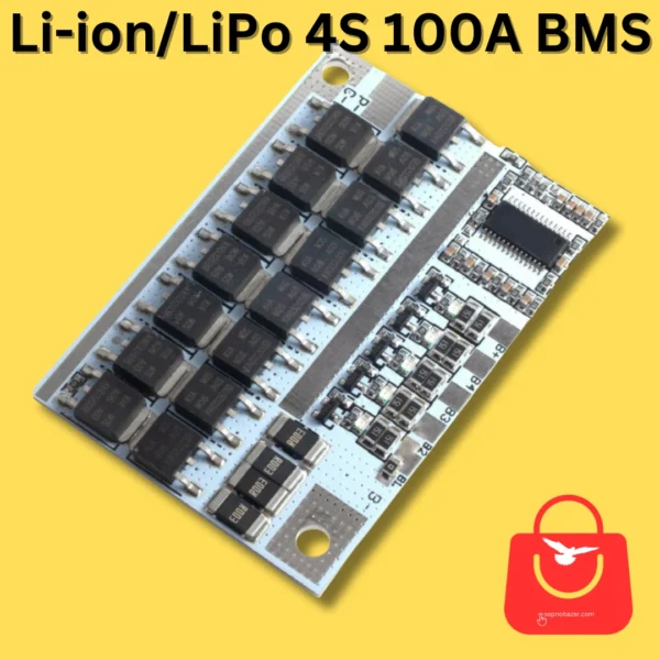 4S 100A BMS Balanced Li-ion and LiPo Battery Protection Board