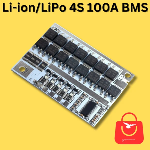 4S 100A BMS Balanced Li-ion and LiPo Battery Protection Board