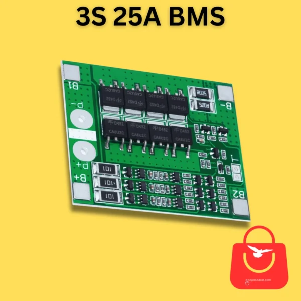 3S 25A BMS Balanced Li-ion Battery Protection Board