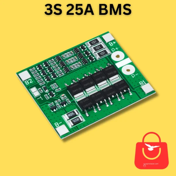 3S 25A BMS Balanced Li-ion Battery Protection Board