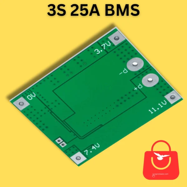 3S 25A BMS Balanced Li-ion Battery Protection Board