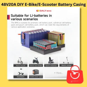 Daly 3S 12V 40A BMS for Li-ion Battery Pack – Lithium Battery Management System with Balance, Overcharge & Overcurrent Protection