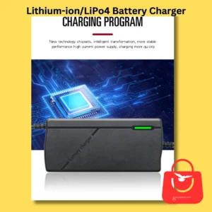 67.2V 3A/5A Lithium-ion Battery Charger for 16S 60V Battery Pack – Smart Fast Charger for E-Bike, Scooter, Electric Bicycle, DIY Projects – Overcharge & Heat Protection
